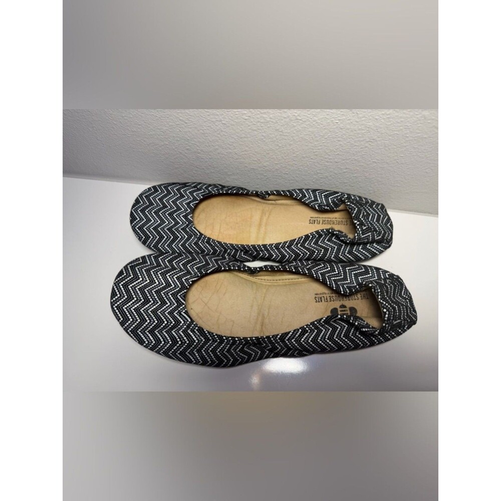 The Storehouse Flats - Comfort Chevron Ballet Flats - Has Tears